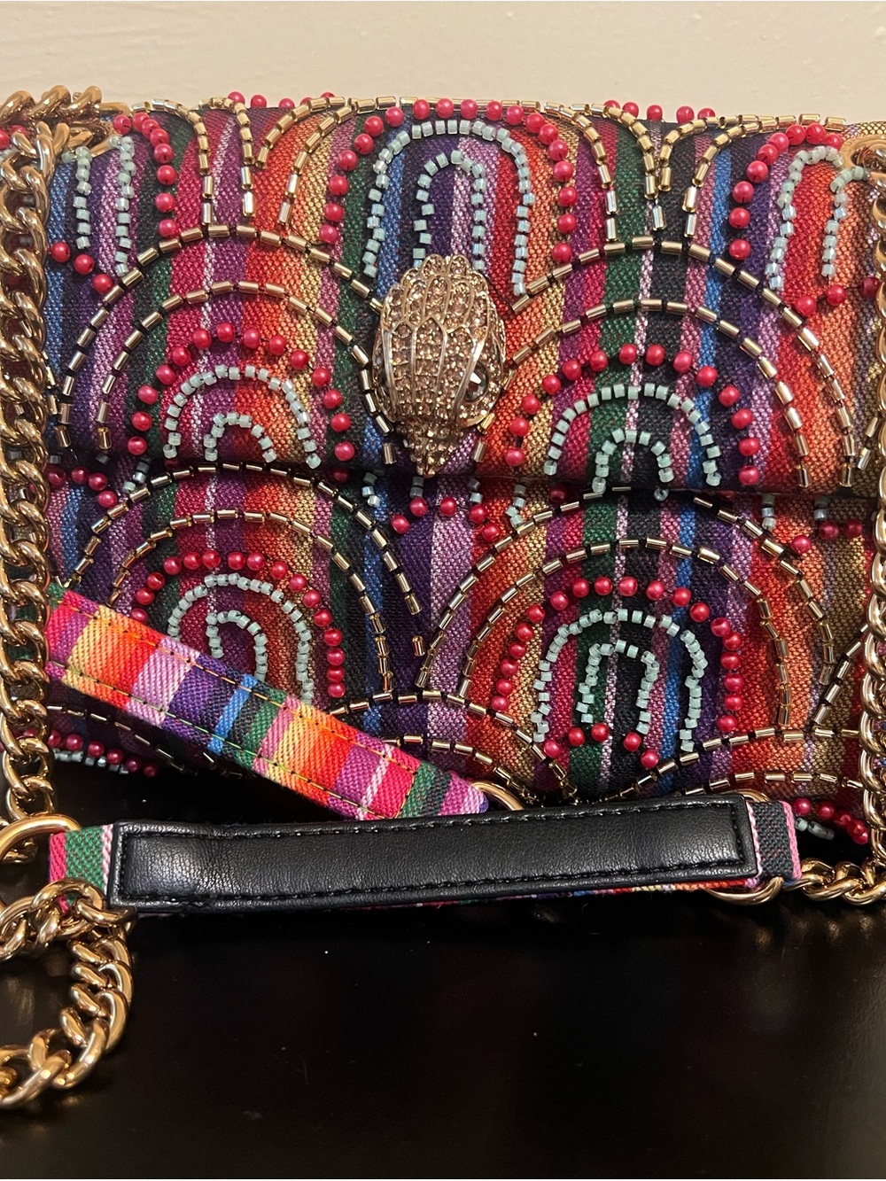 Kurt Geiger Medium Kensington Beaded Crossbody - Picture 4 of 10